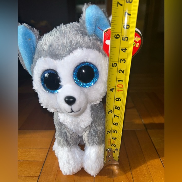 Ty Beanie Boos Slush great wolf Ty Silk Exclusive, 6" Plush - Picture 3 of 7